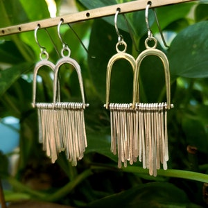 Long Fringe Earrings image 3