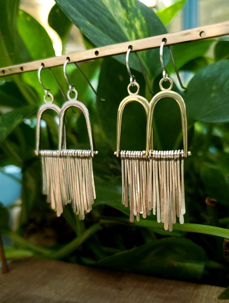 Long Fringe Earrings image 3