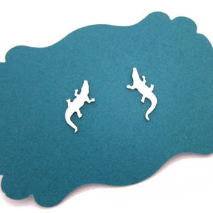 Alligator Stud Earrings image 1