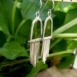 Long Fringe Earrings image 4