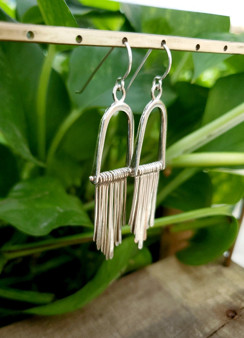 Long Fringe Earrings image 4