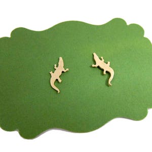 Alligator Stud Earrings image 3