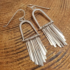 Long Fringe Earrings image 2