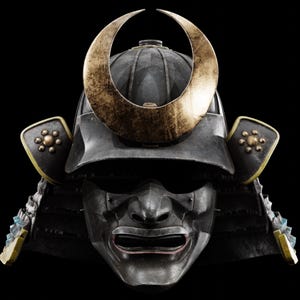 GHOST of TSUSHIMA MEMPO & Samurai Helmet Set – Jin Sakai Fan Model 3D Print Model