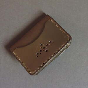 Handmade  Leather Card Holder -  Stylish Wallet for Everyday Use