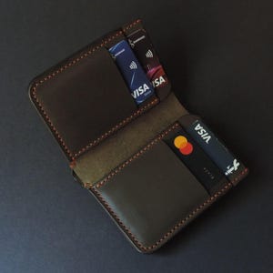 Handgefertigte Leder Geldbörse - Stylische Geldbörse für den täglichen Gebrauch