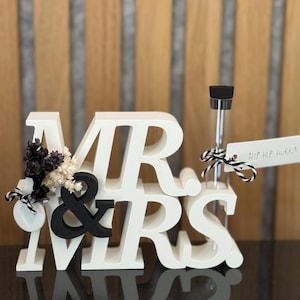 3D printing file including commercial license - STL Bambu Studio - MrMrs - Wedding