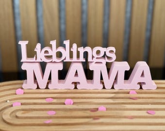 3D printing file including commercial license - STL Bambu Studio - Favorite Mom - Mother's Day-Birthday