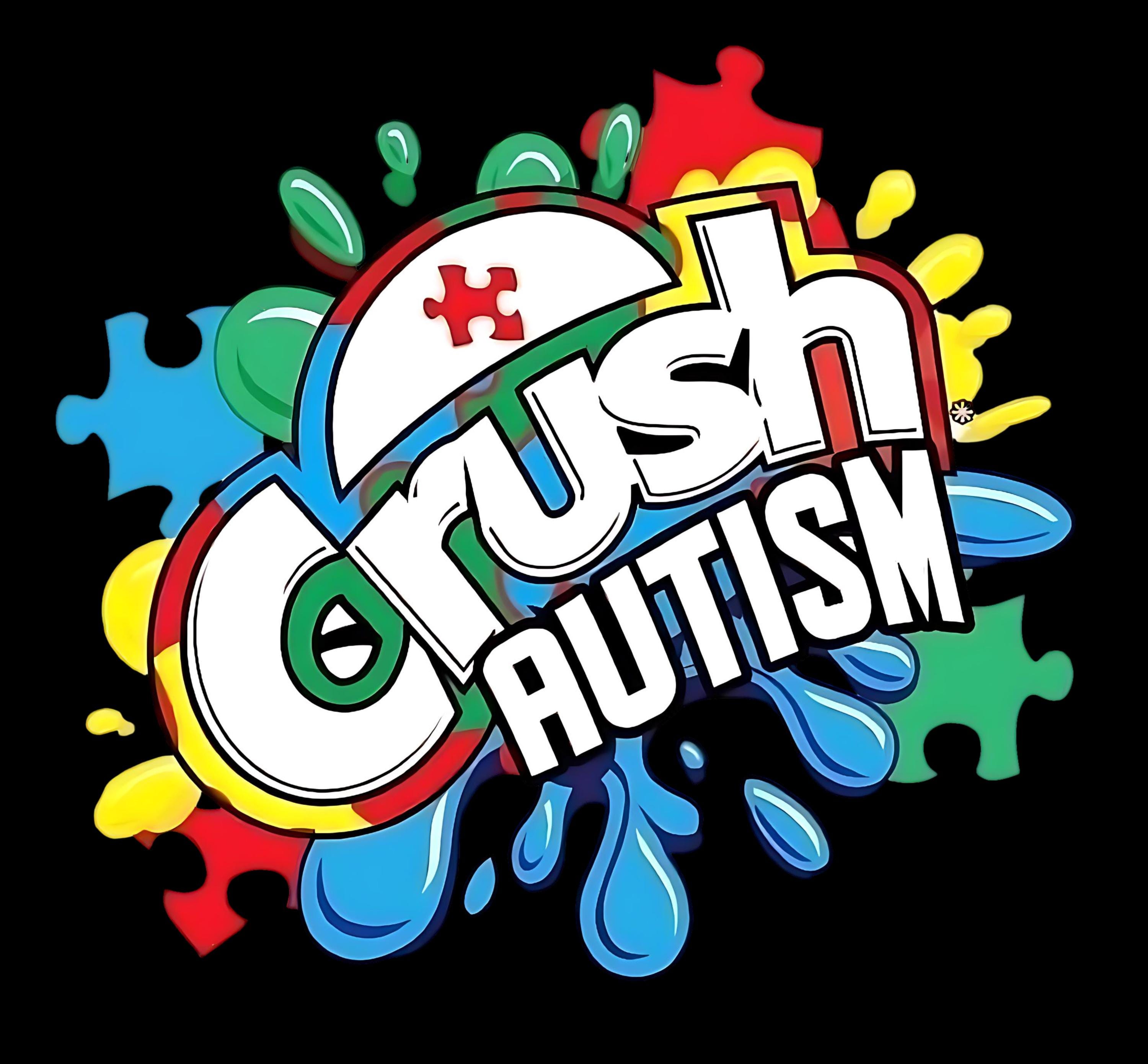Crush Autismus, PNG, digital, download, sofort download, Puzzleteil, Autismus Bewusstsein, Neurovielfalt, Inspiration, Bunt, Spektrum