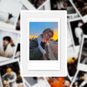 straykids felix boyfriend material polaroid photo