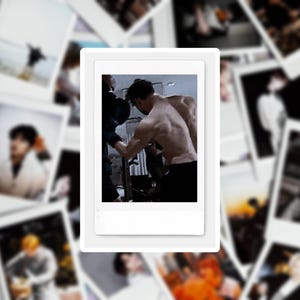 straykids bangchan boyfriend material polaroid photo
