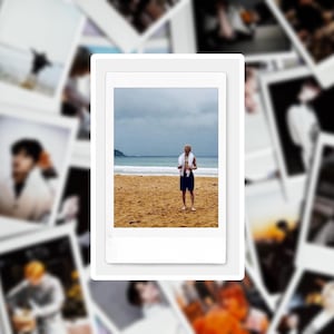 straykids bangchan boyfriend material polaroid photo
