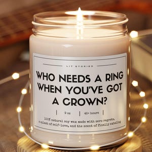Funny Divorce Candle: Empowering Soy Wax Candle, Fresh Start Gift