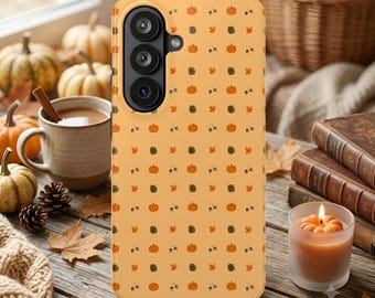 Mini Pumpkins autumn phone case gift | Tough Phone Cases