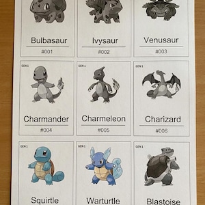 ポケモン図鑑 完全版 プレースホルダーカード (No. 1～1025、英語名) / ポケモン図鑑 完全版 トレーディングカード (プレースホルダー No. 1～1025) (英語)