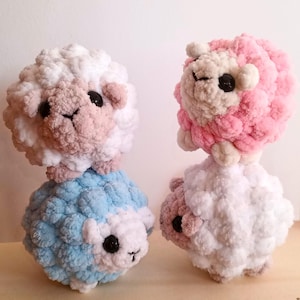 No-sew sheep crochet pattern