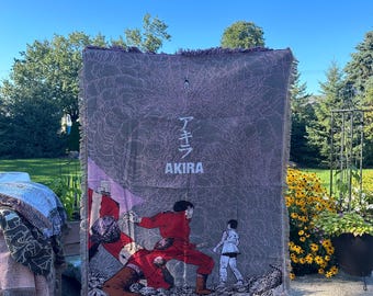 anime inspired handmade blanket tapestry