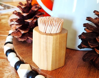 Wood Toothpick Holder