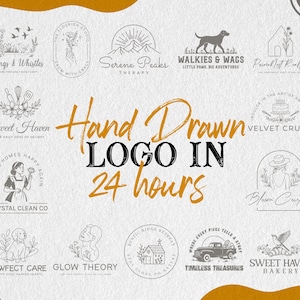Professional Custom Logo Design | Unique Hand-Drawn & Minimal Business Logo | Logo Design Custom For Business, Photography Logo, Logo Design