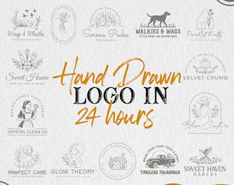 Professional Custom Logo Design | Unique Hand-Drawn & Minimal Business Logo | Logo Design Custom For Business, Photography Logo, Logo Design