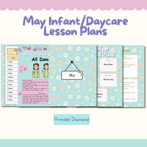 Comprehensive Infant May Daycare Curriculum Bundle: Lessons, Crafts, & Baby Sign Language