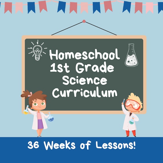 First Grade Science Curriculum: 36-Week Homeschool Program (Digital Download)