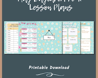 May Daycare & Preschool Curriculum: Toddler Lesson Plans (PDF)