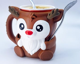 Hirsch-Eishalter & Becher Buddy - 3D gedruckt