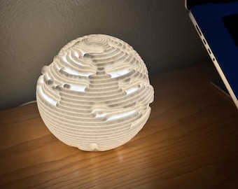 Lámpara O-13 – Luz ambiental impresa en 3D