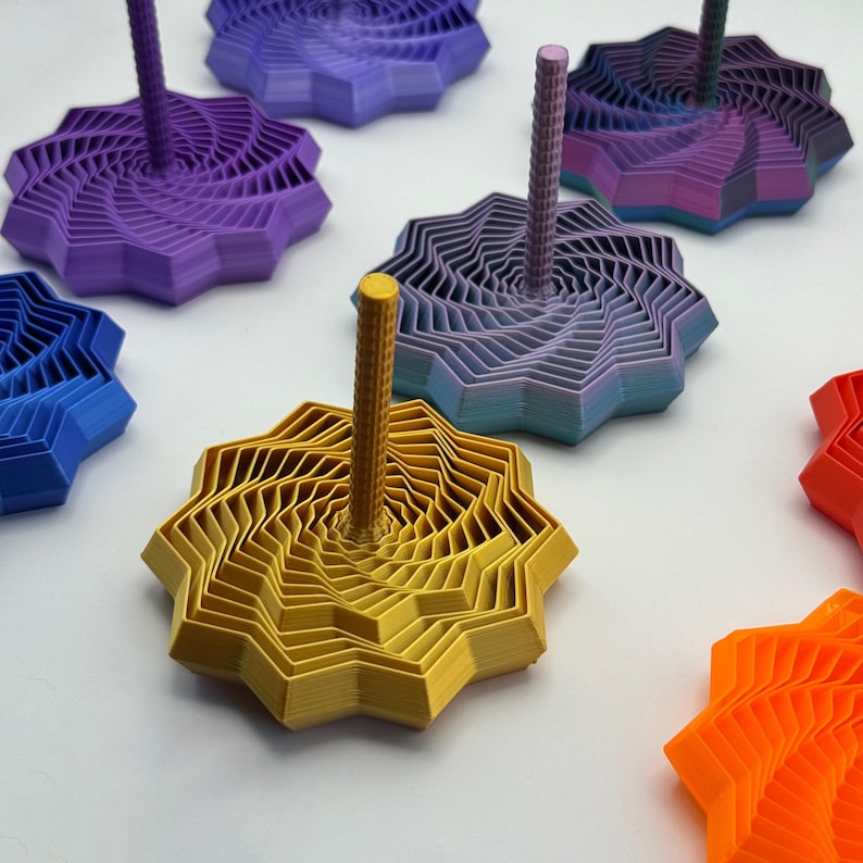 Estrella sensorial antiestrés – Juguete antiestrés ASMR impreso en 3D imagen 2