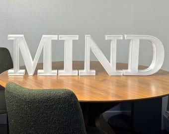 Marcos de letras con retroiluminación LED para iluminación DIY / Letras luminosas personalizadas / Impresión 3D