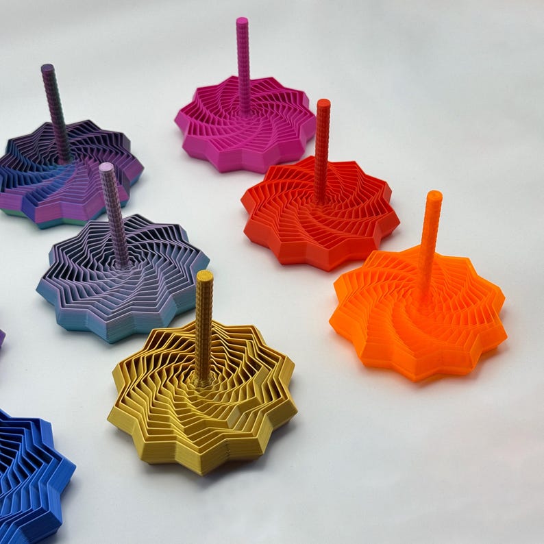 Estrella sensorial antiestrés – Juguete antiestrés ASMR impreso en 3D imagen 10