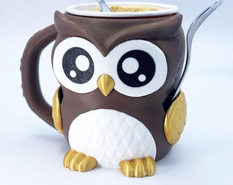 Eulen-Eishalter & Becher Buddy - 3D gedruckt