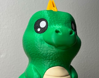 Dino Bank – Hucha de dinosaurio impresa en 3D