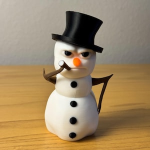 Smoking Snowman