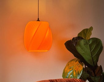 ARYZ Divide Pendelleuchte | Moderne 3D Gedruckte Hängelampe | Warme Umgebungsbeleuchtung