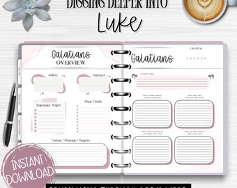 Dziennik Studium Biblii Łukasza: Przewodnik po Pismach Świętych rozdział po rozdziale