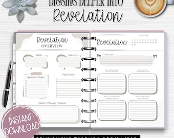 Kopanie głębiej - dziennikowanie przez OBJAWIENIE | Studium rozdziałów Biblii | Studium Biblii | Dziennik studium Biblii | Studium Pisma Świętego