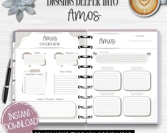 Kopanie głębiej – dziennik AMOS | Studium rozdziałów Biblii | Studium Biblii | Dziennik studiów biblijnych | Studium Pisma Świętego