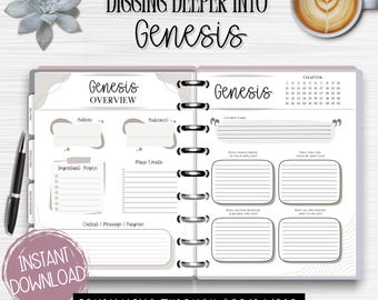 Dziennik Studium Biblii Księgi Rodzaju: Przewodnik po Pismach Świętych rozdział po rozdziale