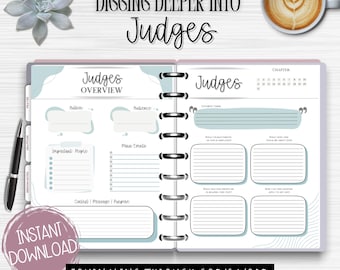 Dziennik Studium Biblii Sędziów: Przewodnik po Pismach Świętych rozdział po rozdziale