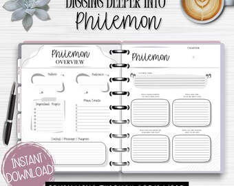 Dziennik Studium Biblii do Filemona: Przewodnik rozdział po rozdziale (wersja cyfrowa do pobrania)