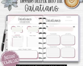 Dziennik do studium Biblii Listu do Galatów: Przewodnik rozdział po rozdziale (wersja cyfrowa do pobrania)