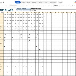 Adls Chart.pdf Adls Daily Care Chart – Editable Senior Care Tracker (digital Download ...