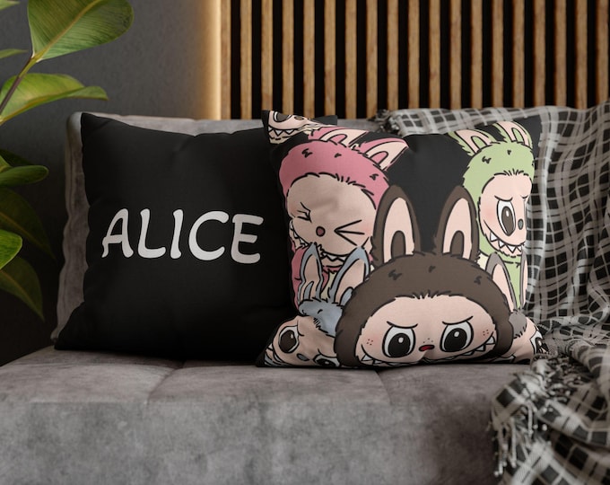 Featured listing image: Personalized Labubu Pillowcase - Cozy Home Decor, Kids Room Accent, Nursery Gift, Fun Bedroom Accessory, Labubu Design