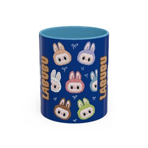 Cute Labubu Coffee Mug, Fun Gifts for Kids, Easter Decor, Unique Cup for Home, Coffee Lovers, Cartoon Mugs, Labubu Lovers