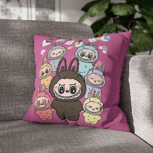 Labubu Pillowcase - Cozy Home Decor, Kids Room Accent, Nursery Gift, Fun Bedroom Accessory, Labubu Design