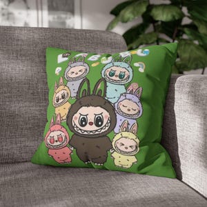 Labubu Pillowcase - Cozy Home Decor, Kids Room Accent, Nursery Gift, Fun Bedroom Accessory, Labubu Design