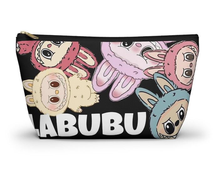 Featured listing image: LABUBU Makeup Bag, Fun Makeup Bag, Cute Travel Organizer, Gift for LABUBU Lovers, Eco-Friendly Party Favor, LABUBU Lovers
