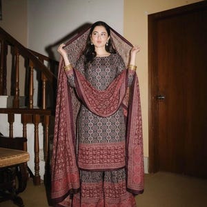 sindhi ajrak dress design Sindhi Dress